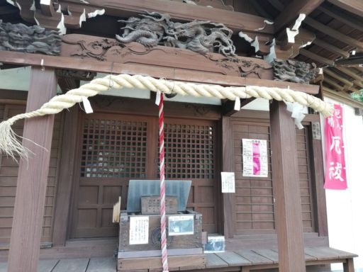 細田神社　拝殿