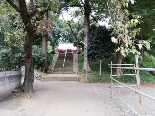 梶原八幡神社への階段