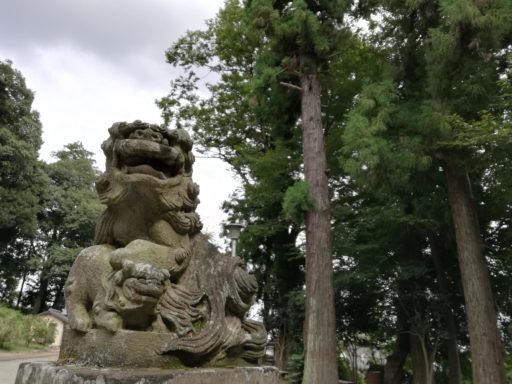 梶原八幡神社　狛犬(右)