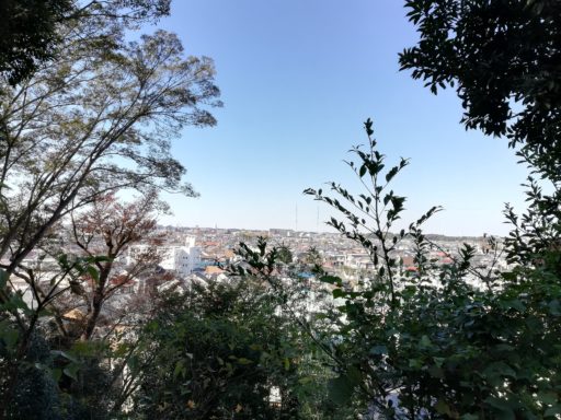 北方子之神社からの眺め