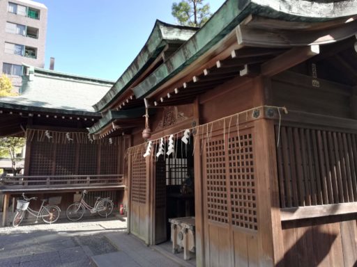 鉄砲洲稲荷神社の摂社　八幡神社