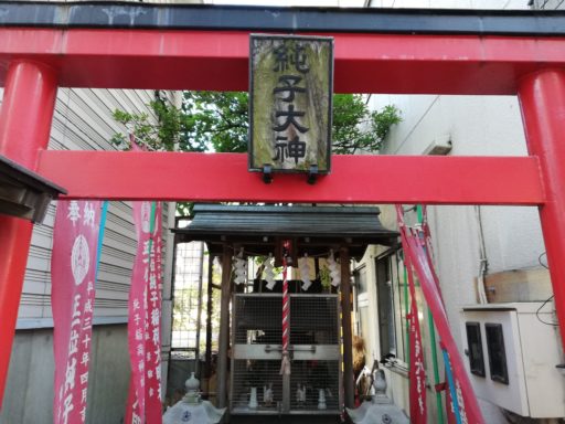 純子稲荷神社　社殿
