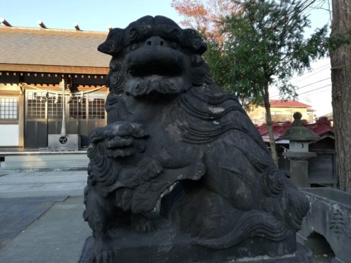 行徳神明(豊受)神社の狛犬（右）