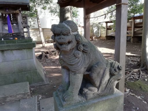大町日枝神社の狛犬（境内社）
