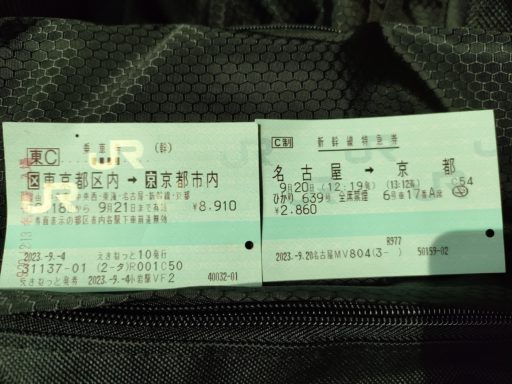ひかり号指定で京都へ