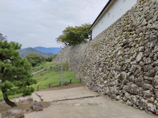 城壁(石垣)が美しい
