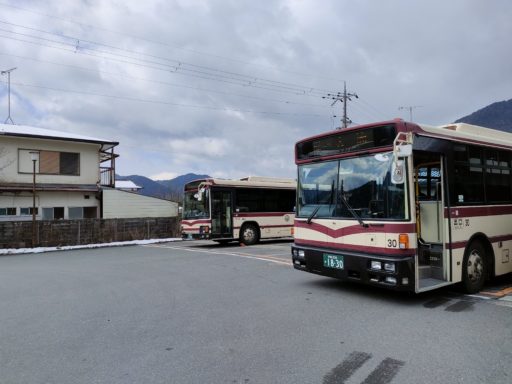 京都バス　大原バス停