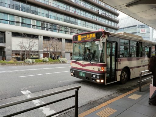 京都バス17系統　京都駅