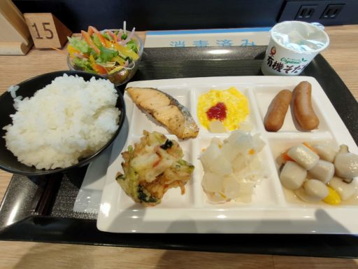 スーパーホテル新潟の朝食
