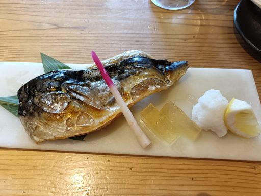 長崎茂木のサバ焼き