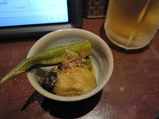 ナスとオクラの煮浸し