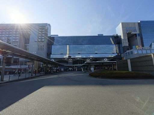 光り輝く京都駅