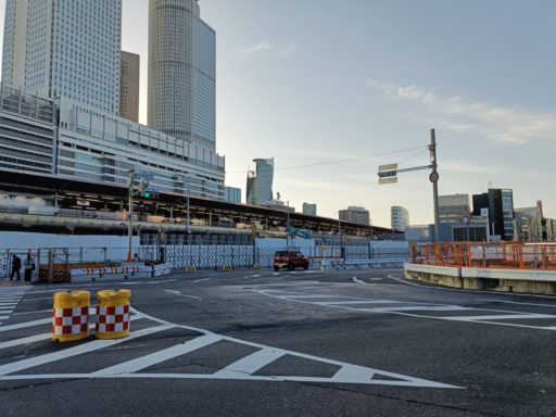名古屋駅前は工事中